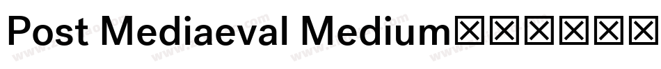 Post Mediaeval Medium字体转换